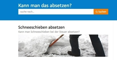 Linktipp – Schneeschieben