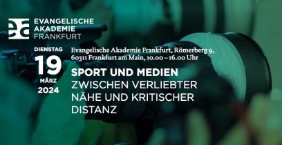 Am 19. März geht es um „Sport und Medien – Zwischen verliebter Nähe und kritischer Distanz“