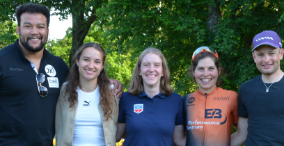 Gelungene olympische Mixed-Zone auf Schwäbisch