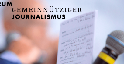 Forum Gemeinnütziger Journalismus legt eigenen Gesetzentwurf vor