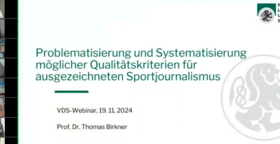 Webinar-Video mit Prof. Birkner auf YouTube verfügbar