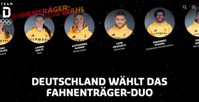 Wahl des deutschen Fahnenträger:innen-Duos läuft bis 3. Februar