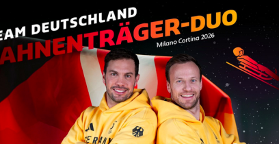 Tobias Wendl und Tobias Arlt deutsches Fahnenträger-Duo