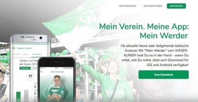 Fußball-App „Mein Werder“